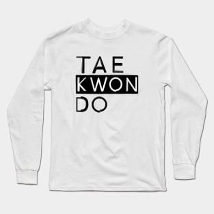 Taekwondo brushed logo Long Sleeve T-Shirt